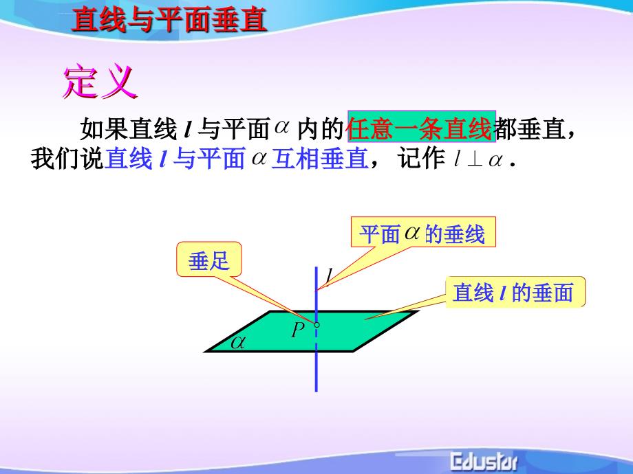 直线与平面垂直的判定(典型课件)ppt_第4页